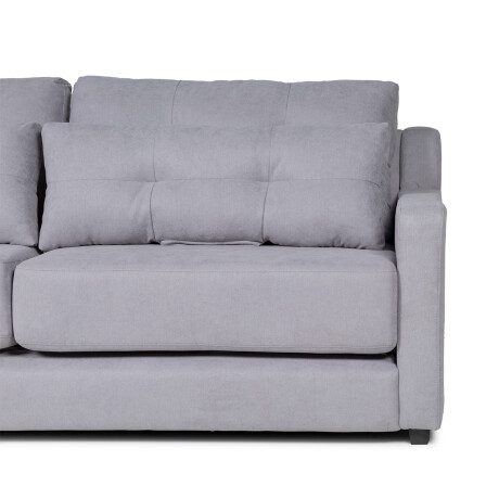 Sofá Cama Nizza - Tela Microfibra 12074 (Gris)