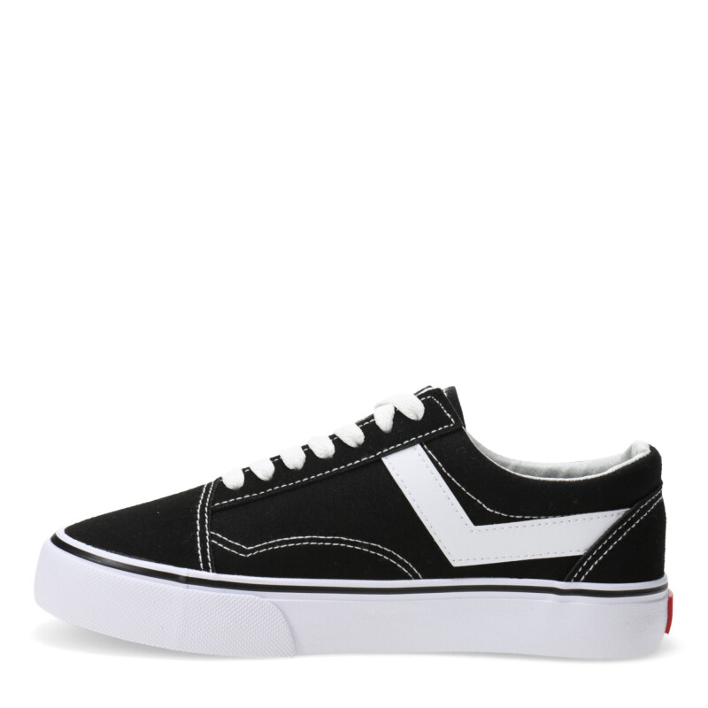 Championes de Mujer PONY Old School Canvas Bajo Dama Negro