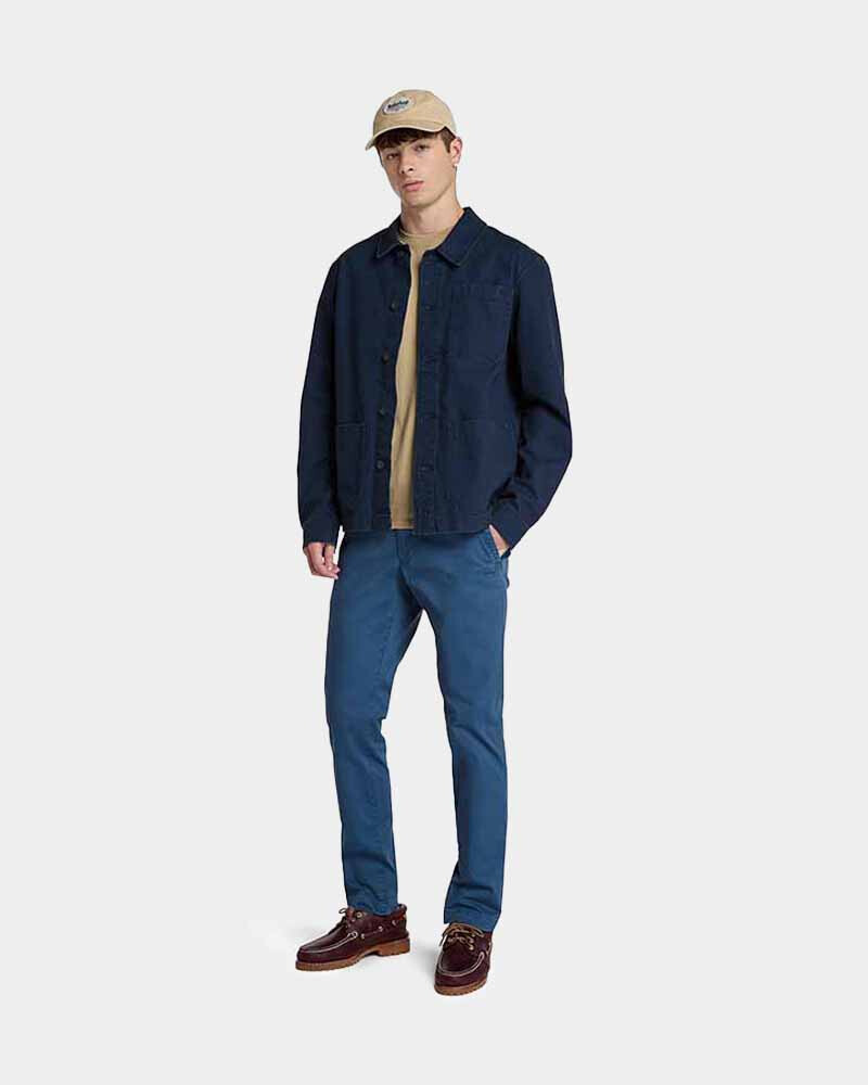 Polo Oyster River Manga Corta Slim Fit Hombre Lemon Pepper