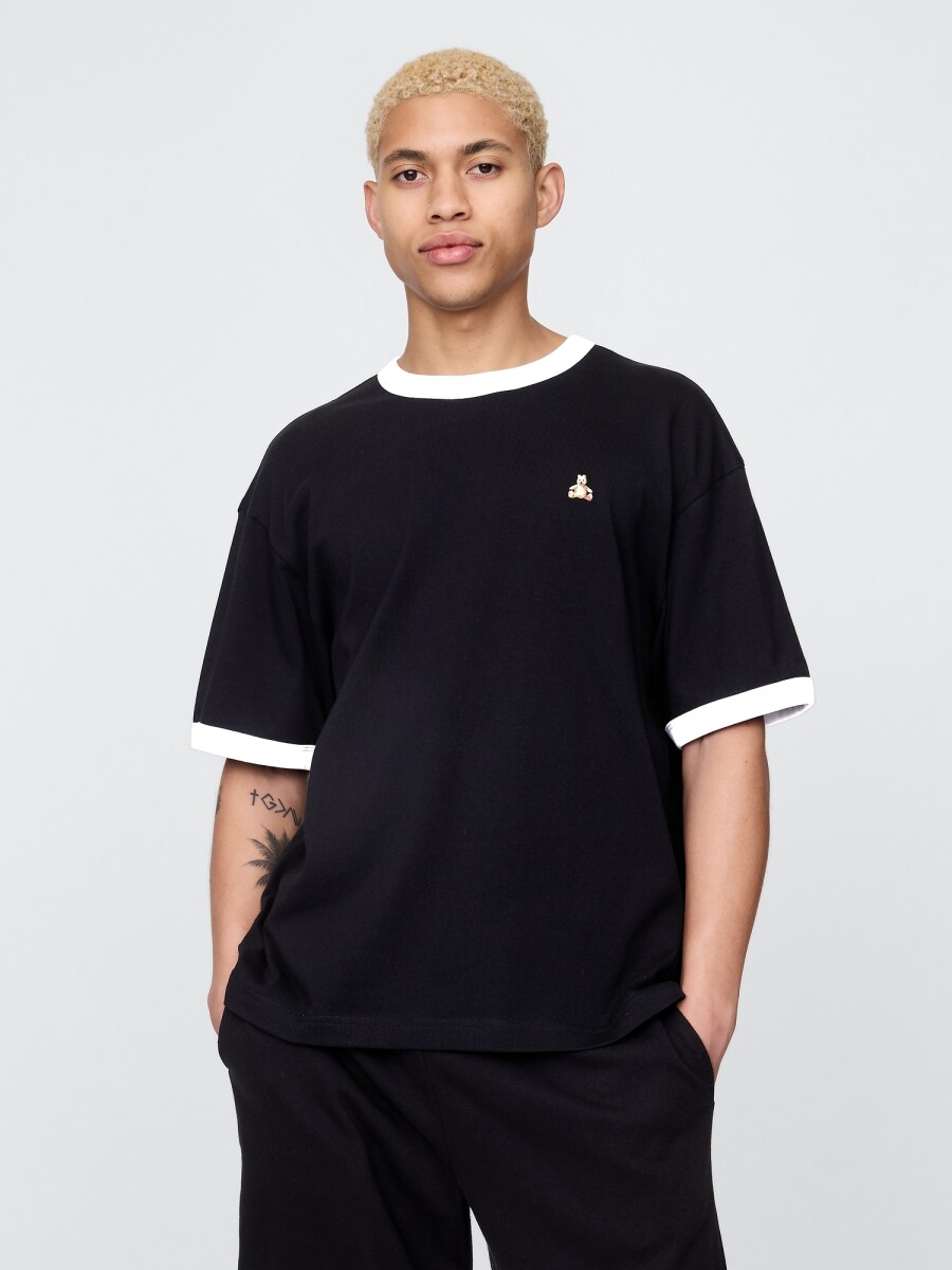 Remera Oso Brannan Hombre - Black 1 