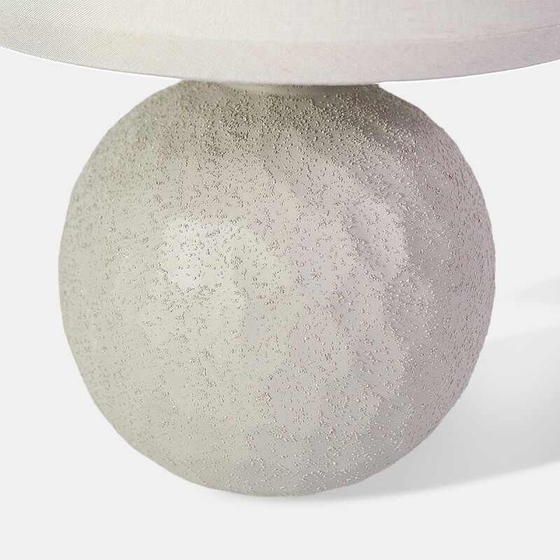 LAMPARA BEIGE P/MESA 26X16CM Unica