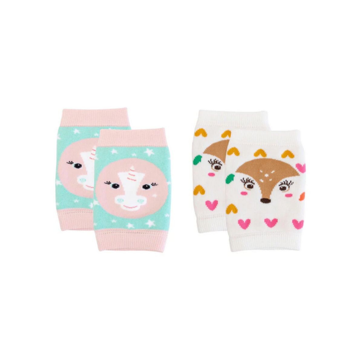 RODILLERAS - Set X2 Rodilleras Gateo Zoochini - Unicornio Y Ciervo 
