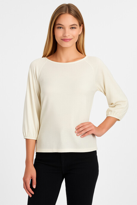 Remera Wenchu Marfil / Off White