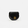 Bandolera Lady Saddler En Efecto Cuero Negro