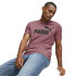 Remera de Hombre Puma ESS Heather Bordó