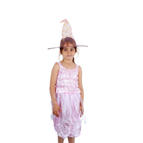 Disfraz infantil princesa c/sombrero S,M,L (MH001) Unica