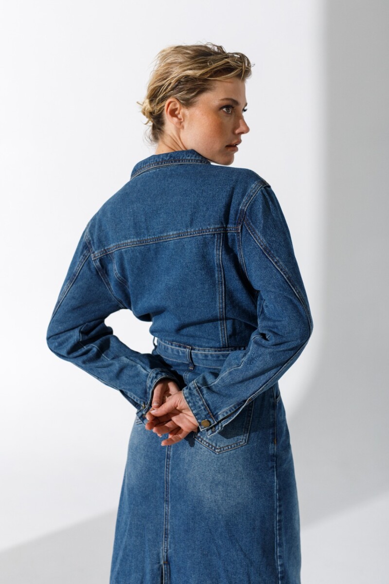 Vestido Tussor Jean