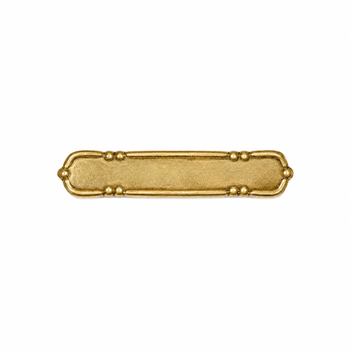 Prendedor rectangular - Oro bajo - PRE000004 - sinpiedra 