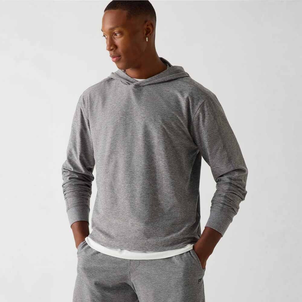 Polera The Cloud Jersey Hoodie Hombre Onyx Heather