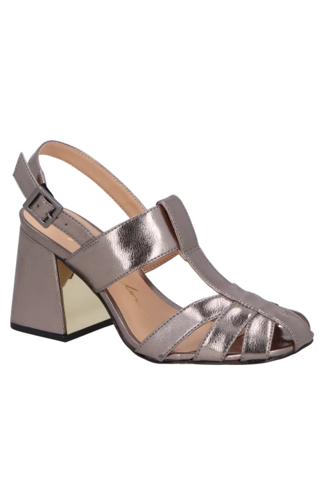 Sandalia Metalcor Plateado