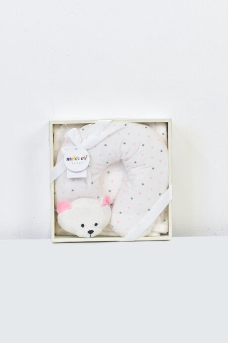 Manta con almohadilla para bebé Oso polar