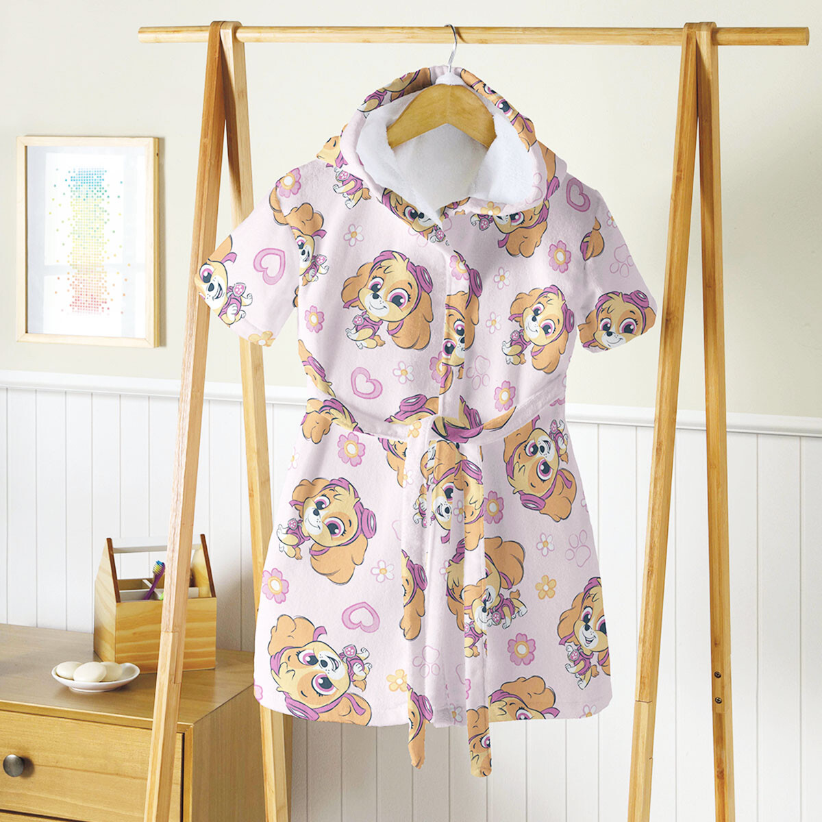 Bata de Bebe Döhler Paw Patrol 100% Algodón - ROSA 