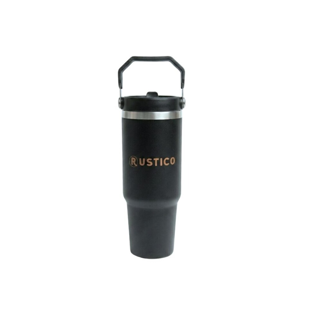 Vaso térmico - 900ml - Logo rústico Negro