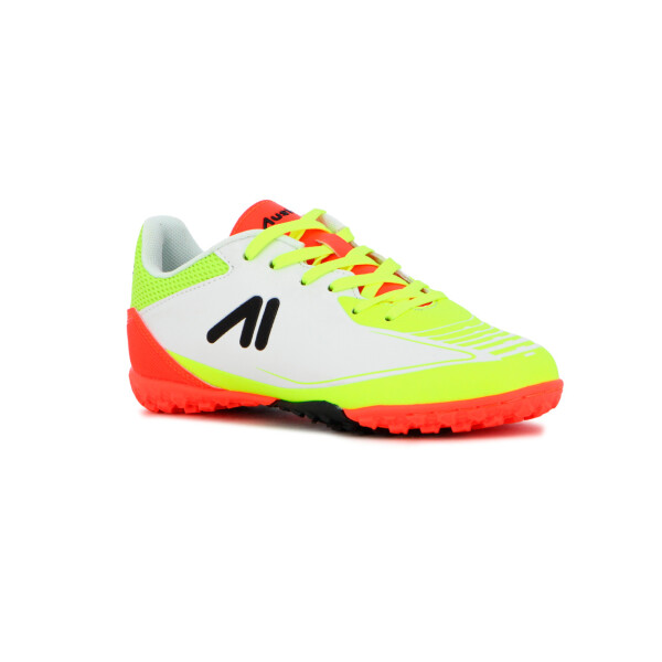 Austral Calzado Soccer - Blast Tf / Kids Blanco-amarillo