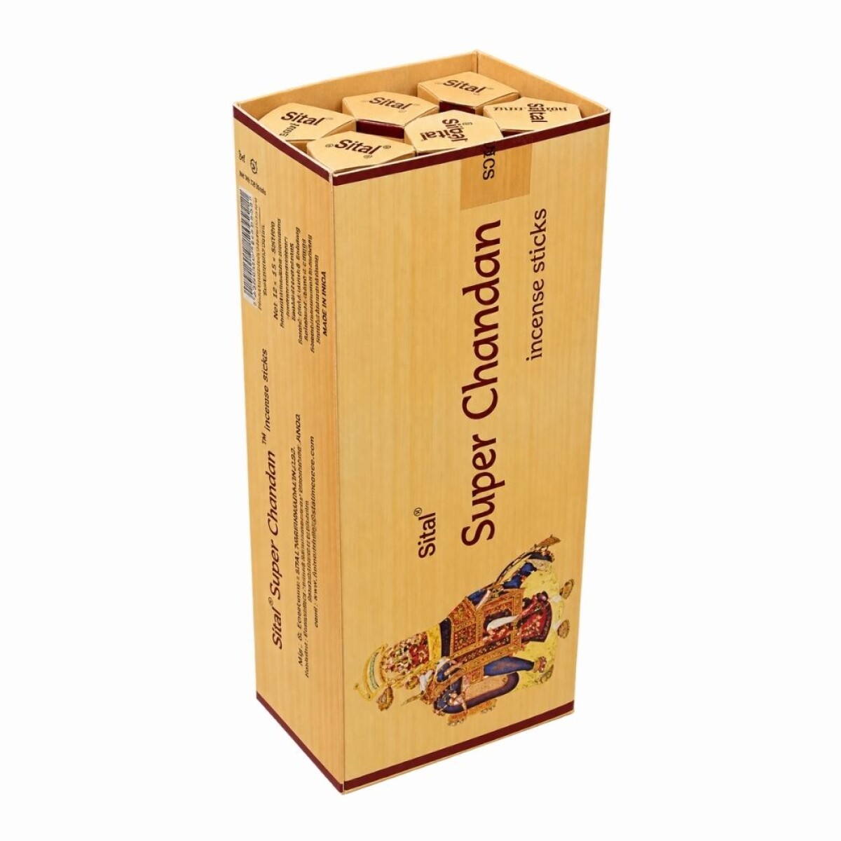 INCIENSO SITAL HEXAGONAL X6 - Chandan 