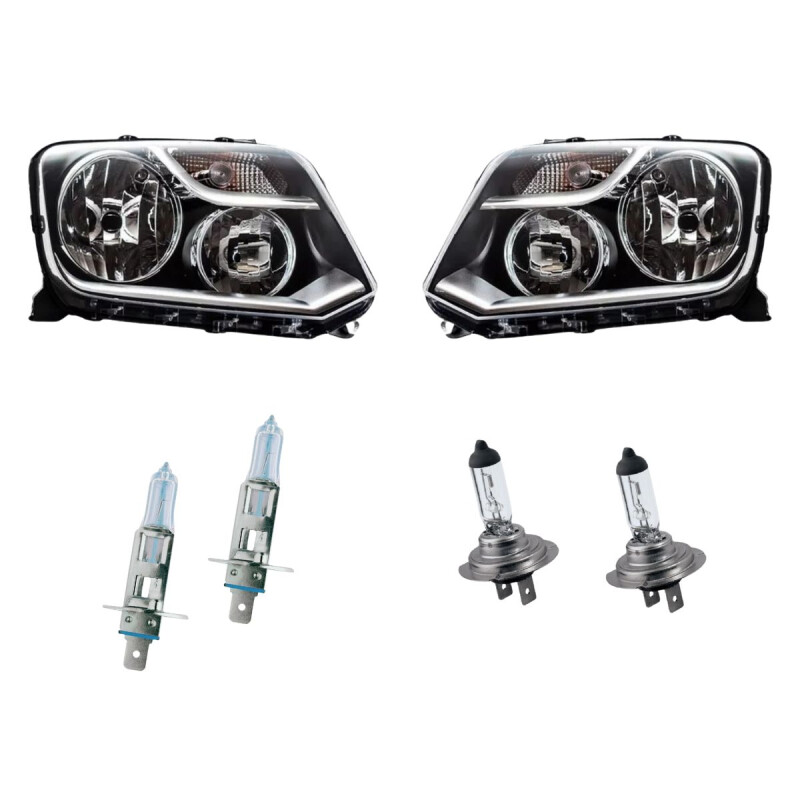 KIT DE SEMIOPTICAS DOBLE PARABOLA + LÁMPARAS Kit De Semiopticas Doble Parabola + Lámparas