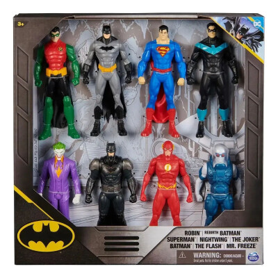 Pack 8 Figuras Dc Comics Mattel 15cm Justice League Pack 8 Figuras Dc Comics Mattel 15cm Justice League