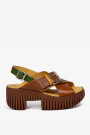 SANDALIA PLIA JUNO Marron