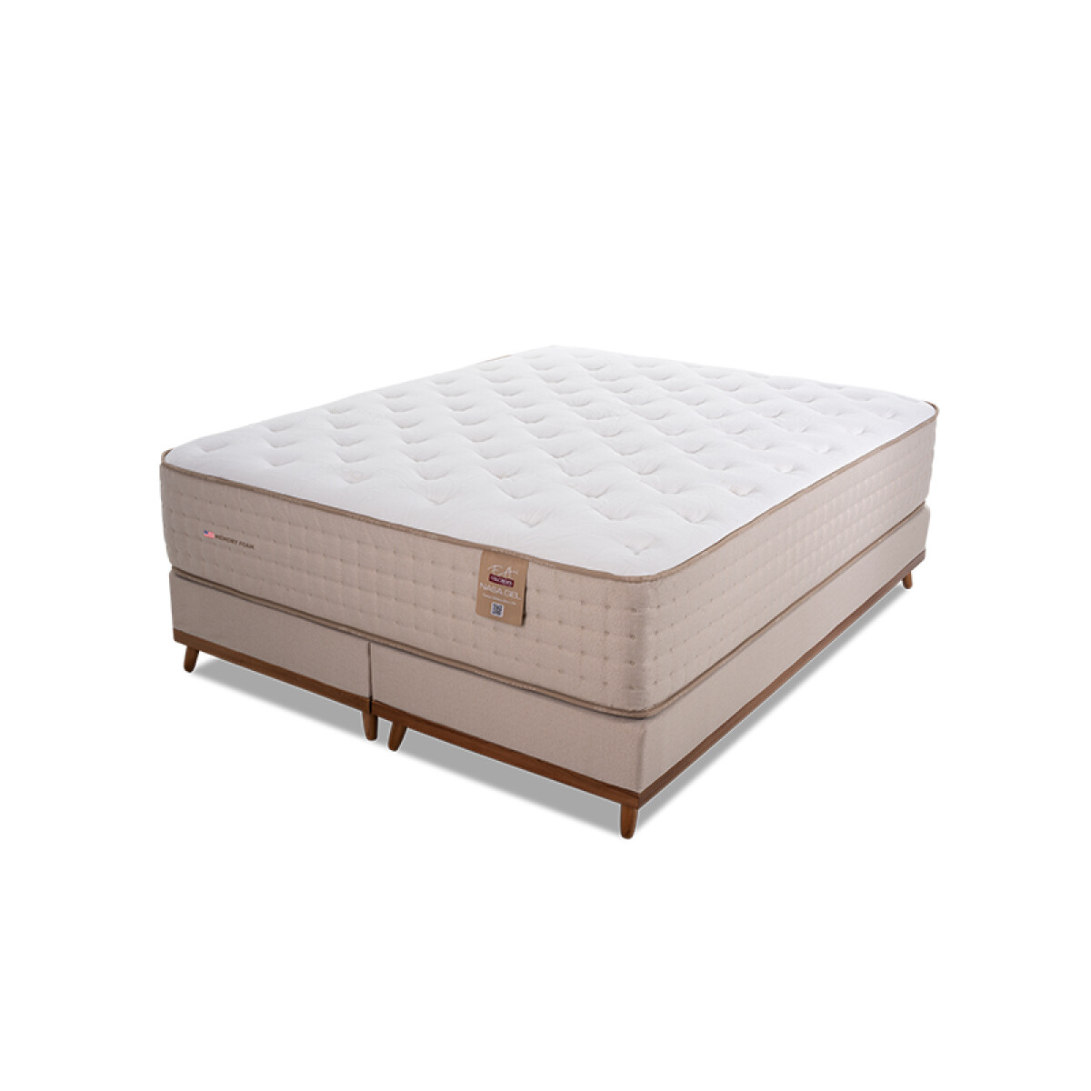 Somier Resorte Nasa Gel - Extra King 193 x 203 