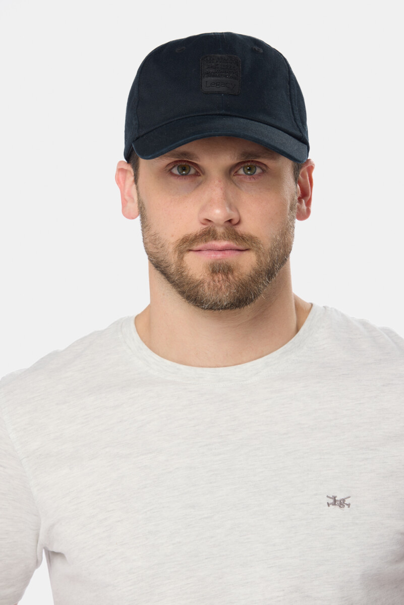 GORRO VISERA DE LONA - Negro 