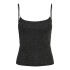 VMKANVA SHORT GLITTER SINGLET JRS BRILLO CLARO Black Brillo Claro