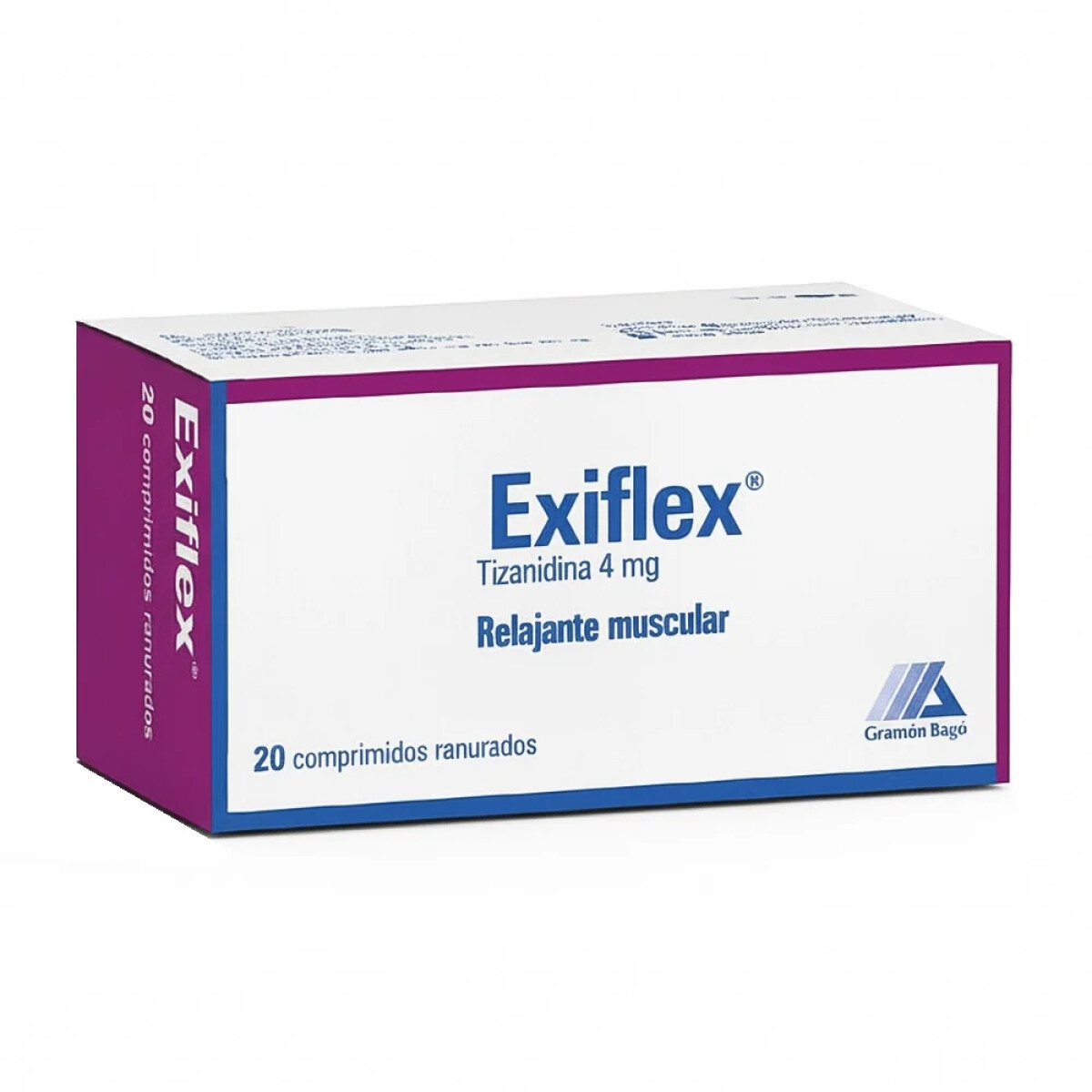 Exiflex 4mg 20 Comprimidos 
