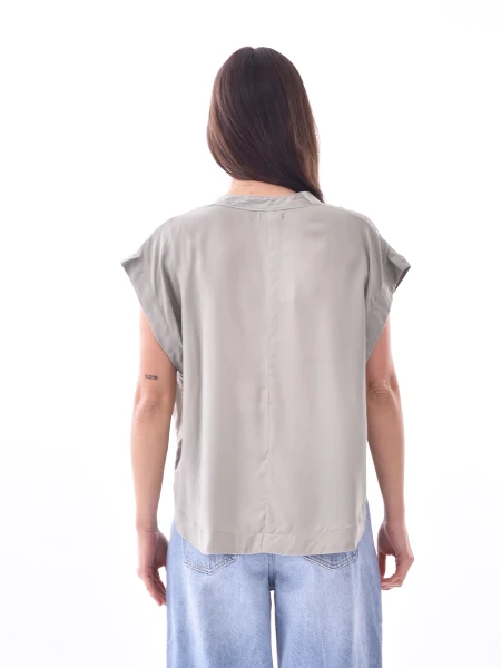 BLUSA NURIA VERDE GRISACEO