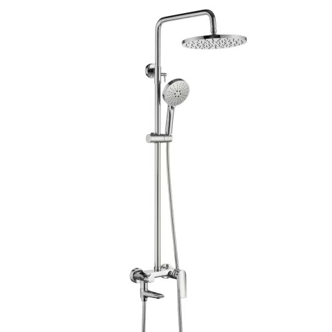 Barral de ducha Monocomando exterior con Transferencia Chronos Cromado Barral De Ducha Monocomando Exterior Con Transferencia Chronos Cromado