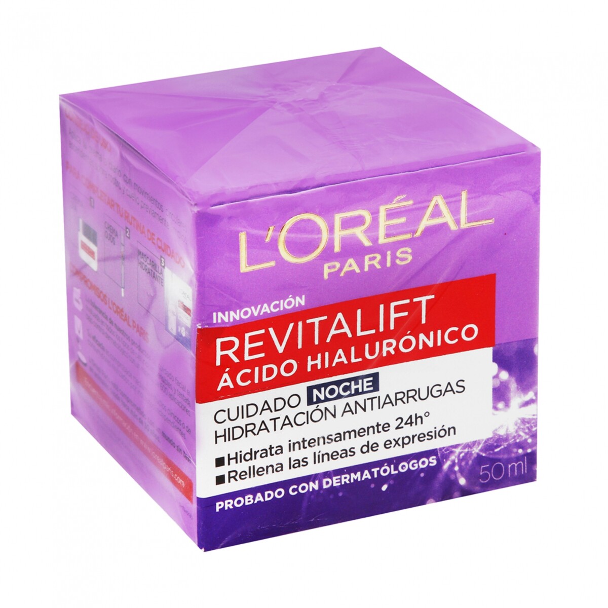 Crema Facial L`Oreal Revitalift Acido Hialuronico Noche 50ml 