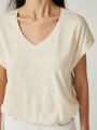 Remera Seneca Beige Claro