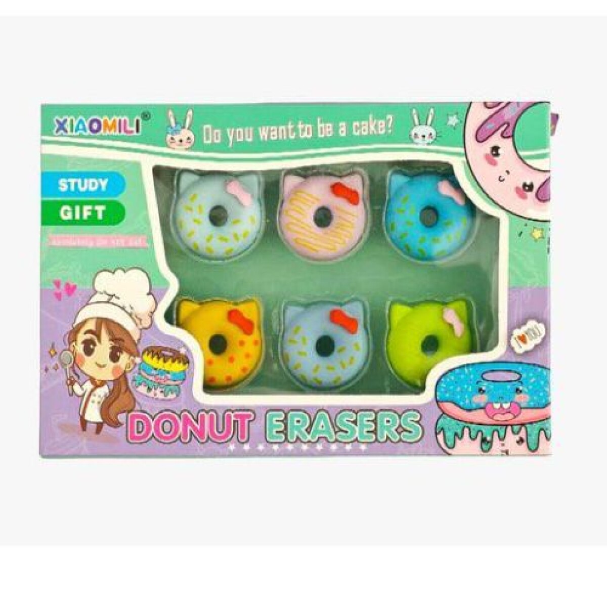 Cajita mini donas x6 - Cajita Mini Donas X6 