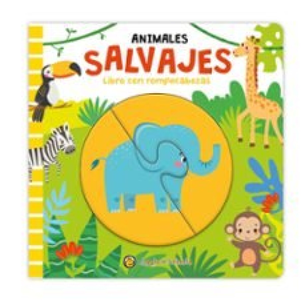 ANIMALES SALVAJES - LIBRO CON ROMPECABEZAS 
