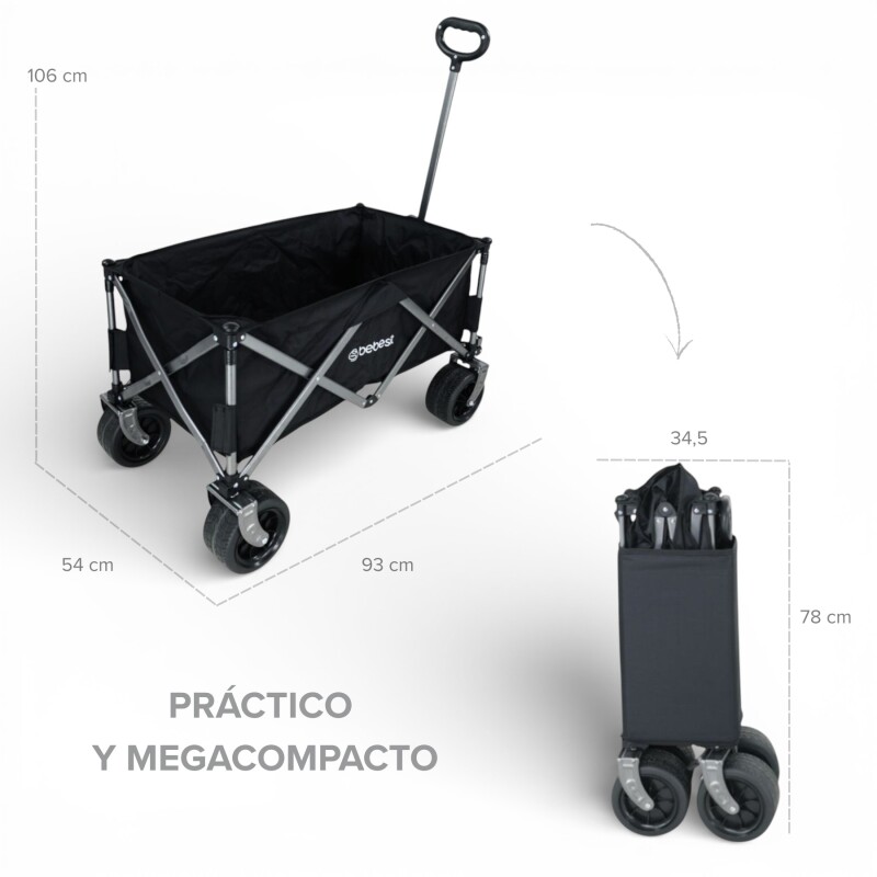 Carro Super Plegable Multiuso Waggon Bebesit Carro Super Plegable Multiuso Waggon Bebesit
