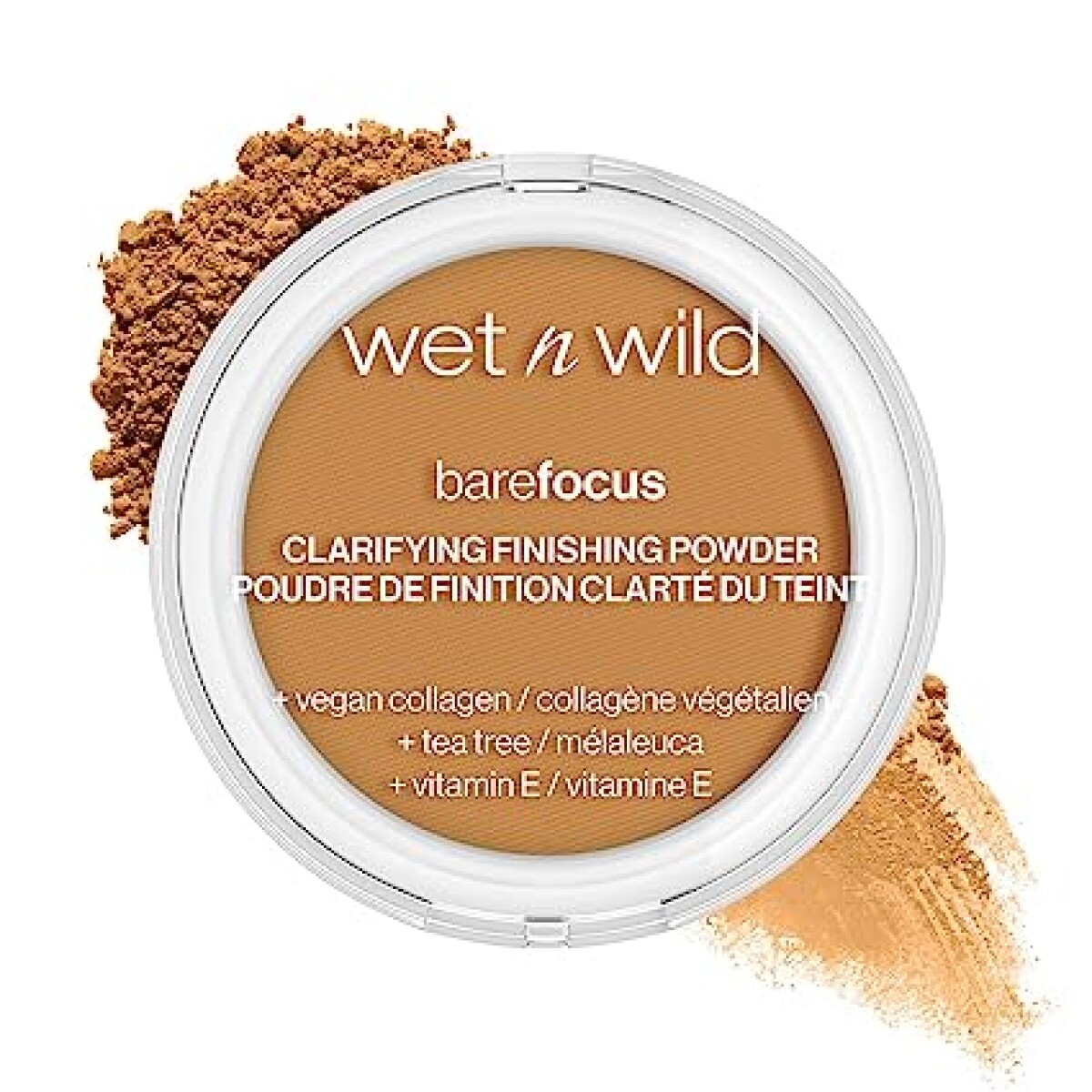 Wet N Wild Polvo Compacto BARE FOCUS CLARIFYING FINISHING POWDER Medium Tan 