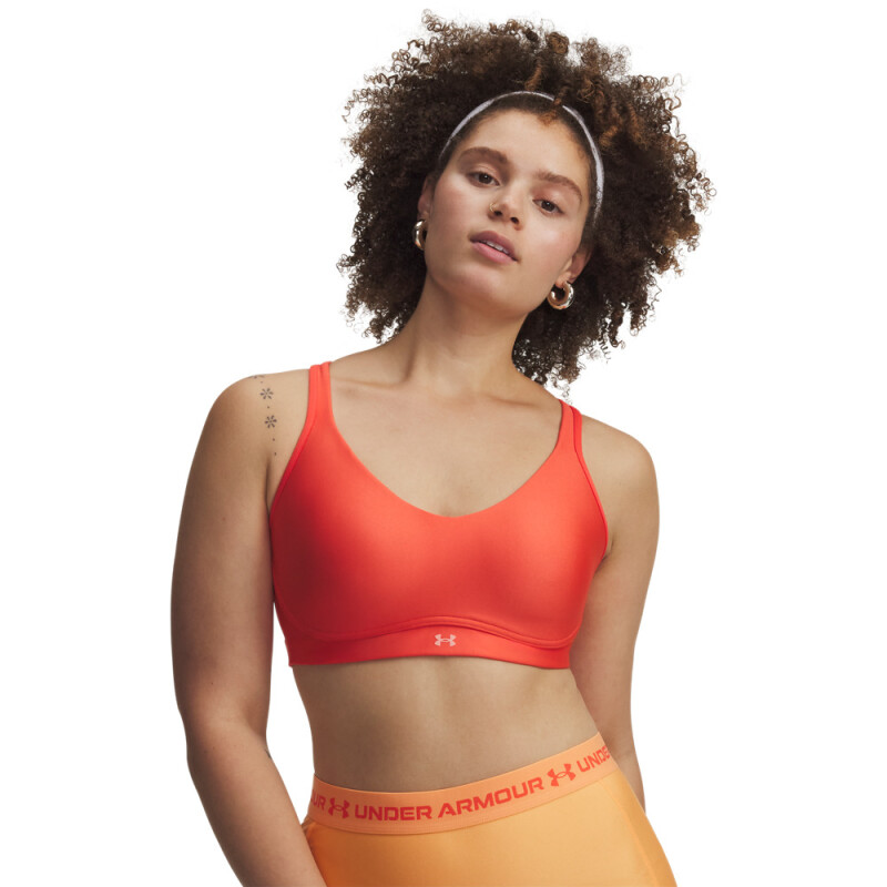 UA Infinity Low 2.0 Bra-RED RED-690