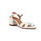 Sandalia Vizzano Mujer Taco 5cm Blanco