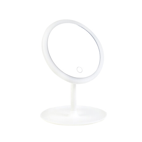 Espejo Luz Led Maquillaje Usb Blanco