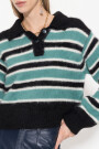SWEATER STRIPES Negro