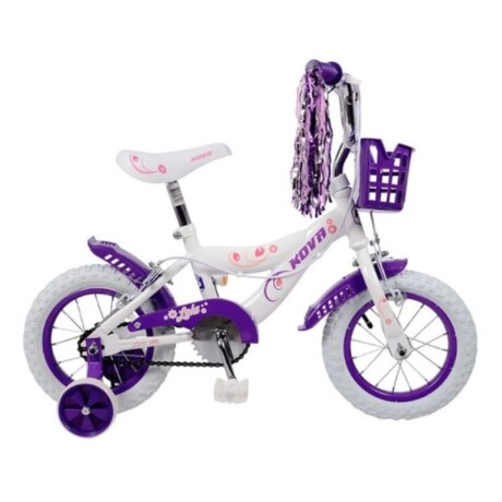 BICICLETA INFANTIL LOLA R.12 - BLANCA/VIOLETA BICICLETA INFANTIL LOLA R.12 - BLANCA/VIOLETA