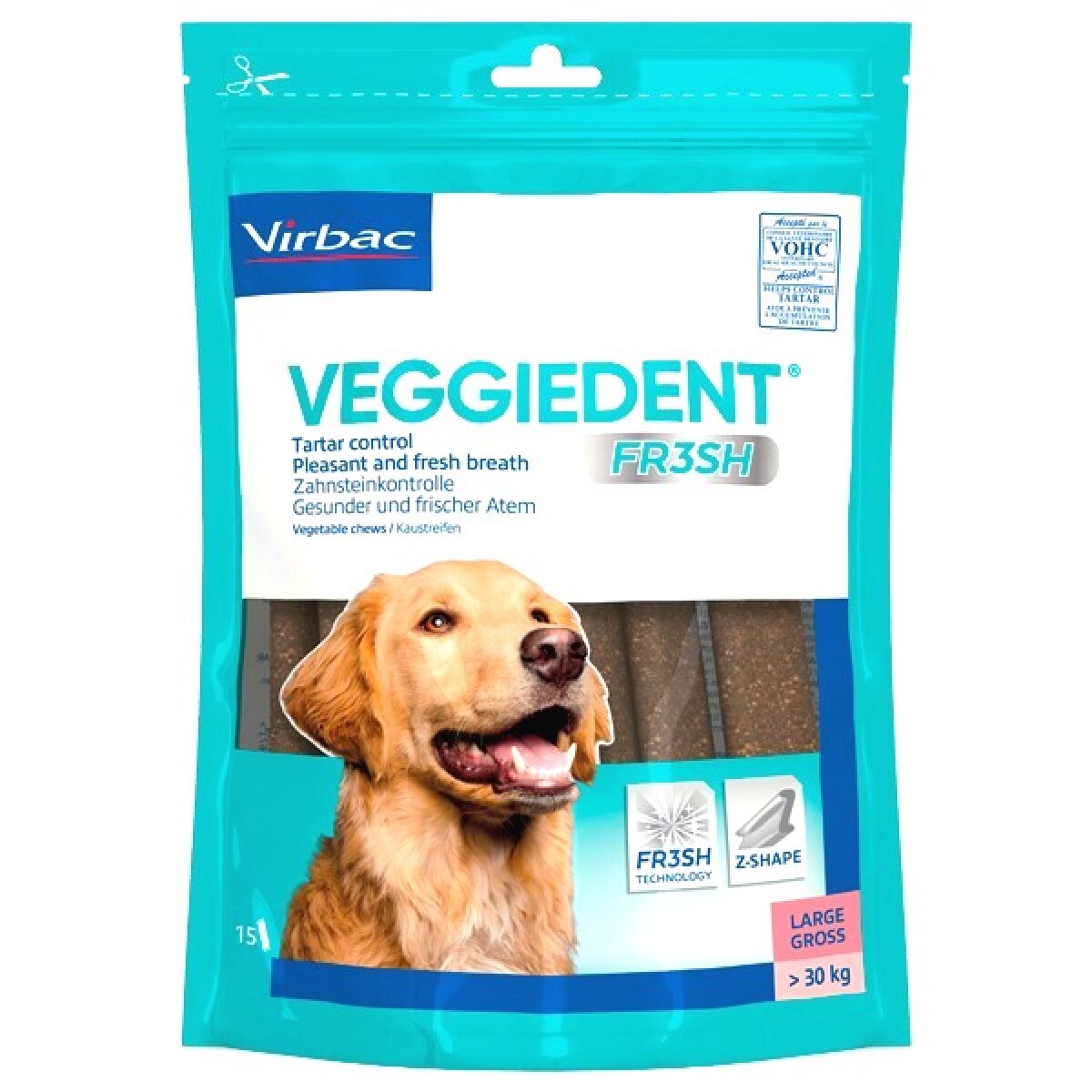Veggiedent Fr3sh - L Pack x15 unidades 