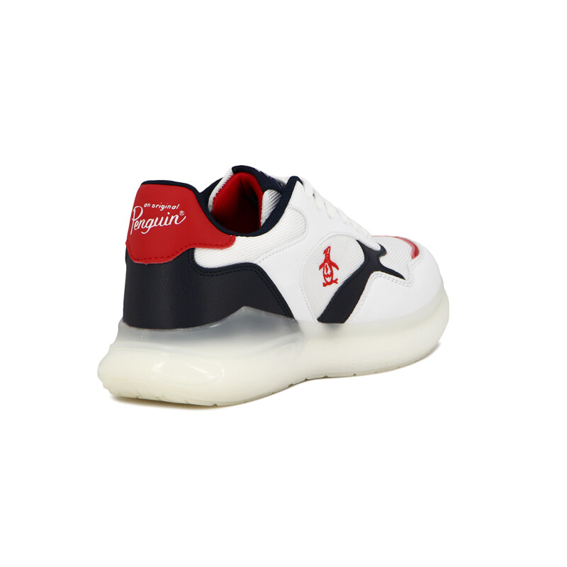 Penguin Deportivo Hombre Casual Navaja - White/navy Blanco-marino