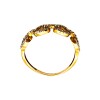 Anillo Eslabón-Oro Bajo-Piedra Zirconia-AN8098 conpiedra