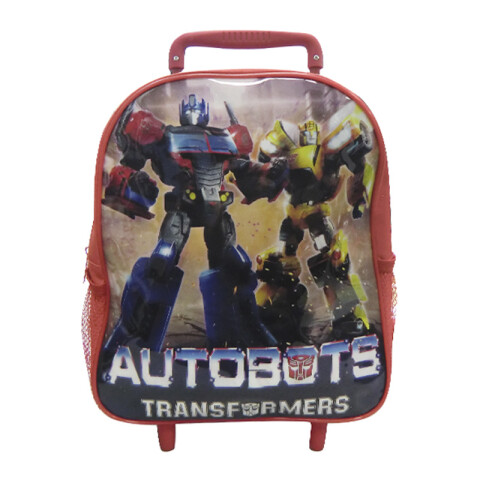 Mochila Infantil Transformers con Carro 30 x 24 cm U