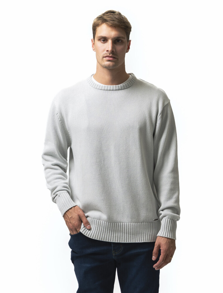 Buzo C/Base Brooklyn Gris Claro