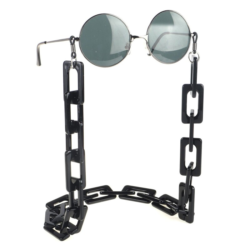 Cadena para Lentes Cuadrada en Acetato Beige