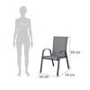 Silla de Patio Sling de Acero Crudo Silla de Patio Sling de Acero Crudo
