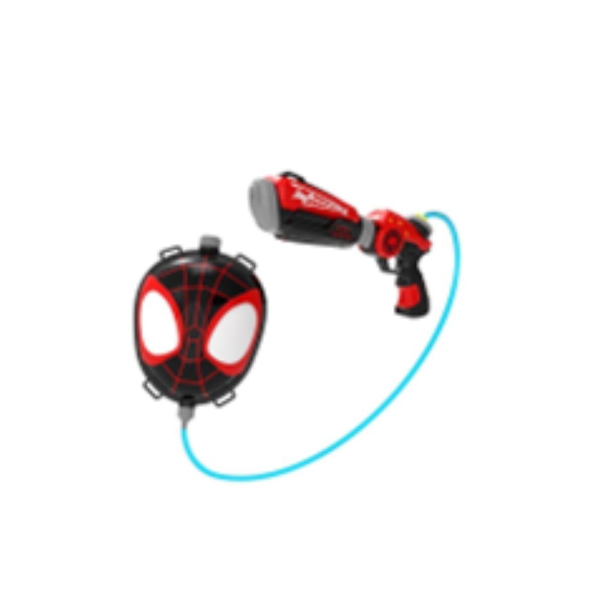 Pistola De Agua Marvel Spider-Man Con Mochila Recargable - NEGRO 