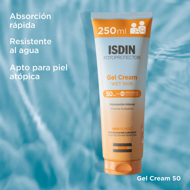 Isdin Fotoprotector Gel Cream Wet Skin 250 ml Isdin Fotoprotector Gel Cream Wet Skin 250 ml