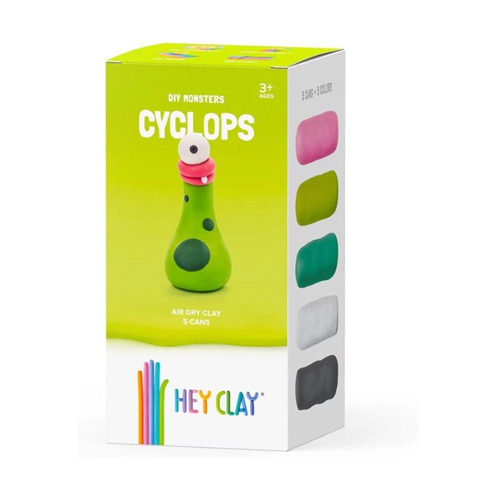 Masa para modelar Mate Cyclops Hey Clay AIR DRY CLAY - HEY CLAY MATE CYCLOPS