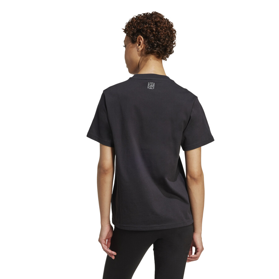 Remera de Mujer Adidas Graphic Animal Negro - Gris